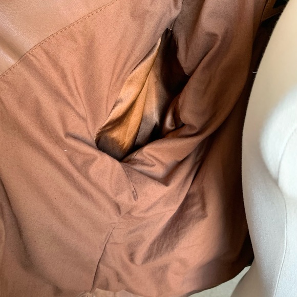 ZARA Women's Leather Biker Jacket - Picture 13 of 15